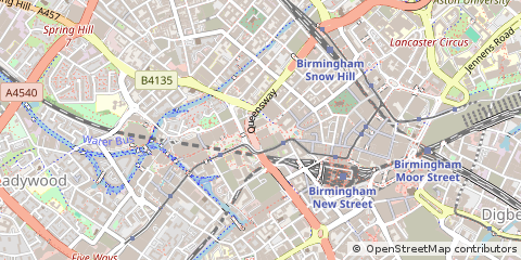 Map of Birmingham