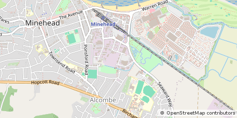 Map of Minehead