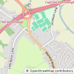Map of Solihull, Warwickshire