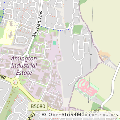 Map of Tamworth, Staffordshire