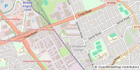 Map of North Shields