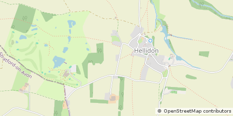 Map of Daventry, Northants