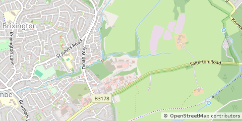 Map of Exmouth, Devon