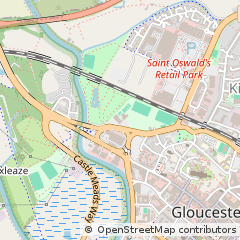 Map of Gloucester, Gloucestershire
