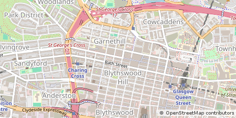 Map of Glasgow