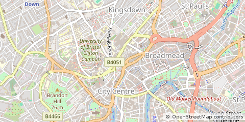Map of Bristol