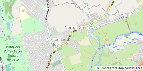 Map of Stoke-on-Trent, Staffordshire
