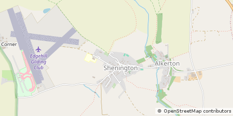 Map of Banbury, Oxon