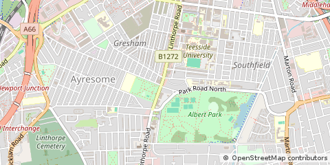 Map of Middlesbrough