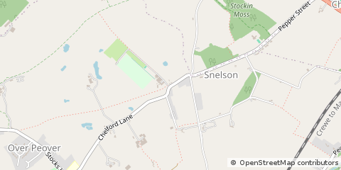 Map of Knutsford, Cheshire