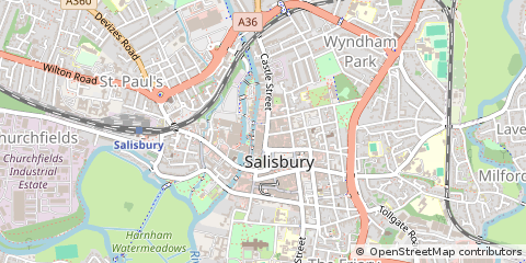 Map of Salisbury