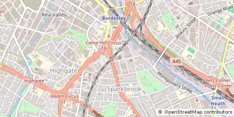 Map of Birmingham
