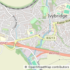 Map of Ivybridge, Devon