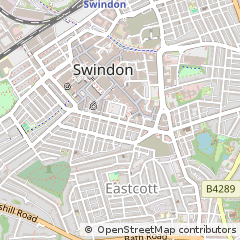 Map of Swindon