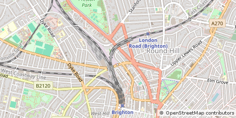 Map of Brighton