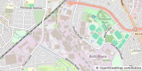 Map of Derby, Derbyshire