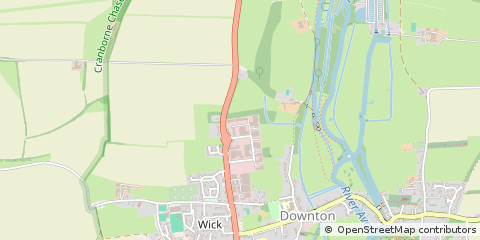 Map of Salisbury, Wiltshire