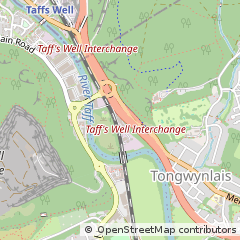Map of Taffs Well
