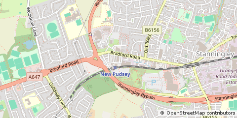 Map of Pudsey