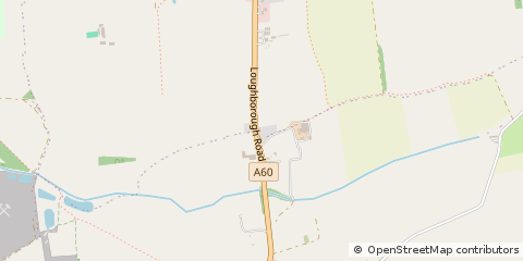 Map of Loughborough, Leicester