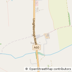 Map of Loughborough, Leicester