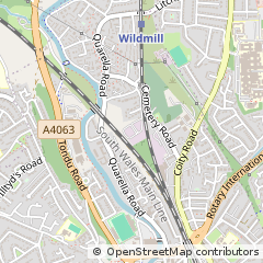 Map of Bridgend