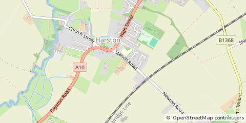 Map of Harston