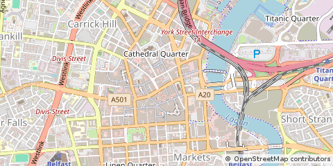 Map of Belfast
