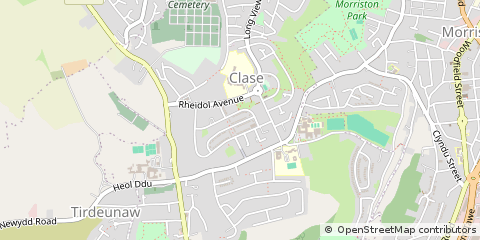 Map of Swansea