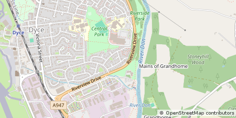Map of Aberdeen