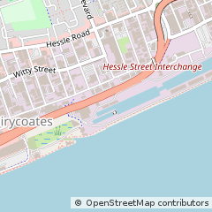 Map of Hull, East Riding of Yorkshire