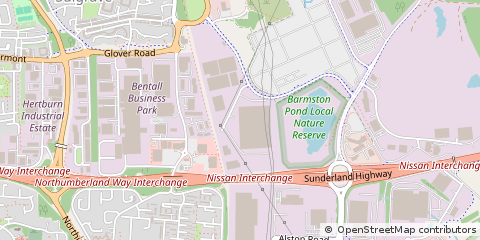 Map of Tyne and Wear