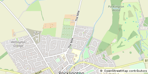 Map of York, East Riding of Yorkshire