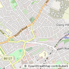 Map of Leeds, West Yorkshire