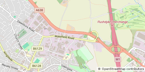 Map of Ossett
