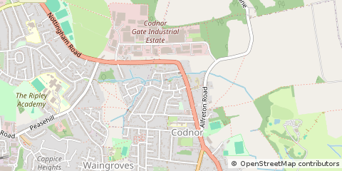Map of Ripley, Derbyshire