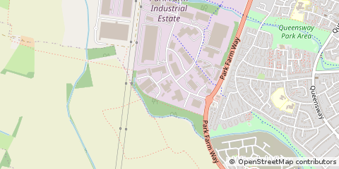 Map of Wellingborough, Northamptonshire