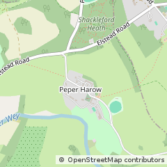 Map of Godalming, Surrey