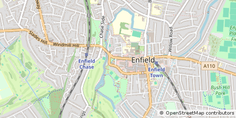 Map of Enfield