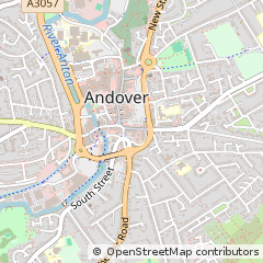 Map of Andover, Hampshire