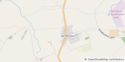Map of Thirsk, North Yorkshire