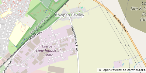 Map of Billingham, Cleveland