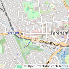 Map of Fareham, Hampshire