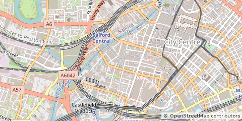 Map of Manchester