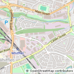 Map of Coatbridge, Lanarkshire