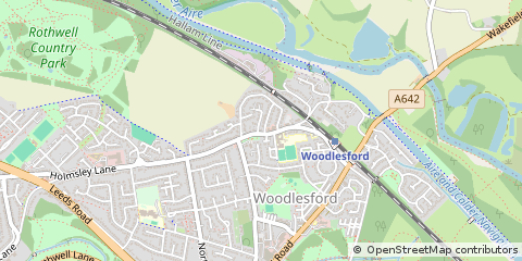 Map of Leeds, West Yorkshire