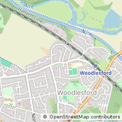 Map of Leeds, West Yorkshire