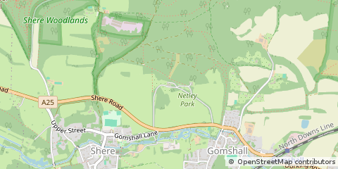 Map of Alresford, Hampshire