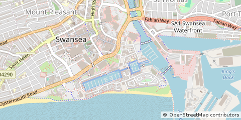 Map of Swansea
