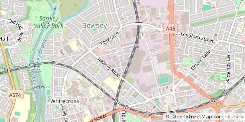 Map of Cheshire